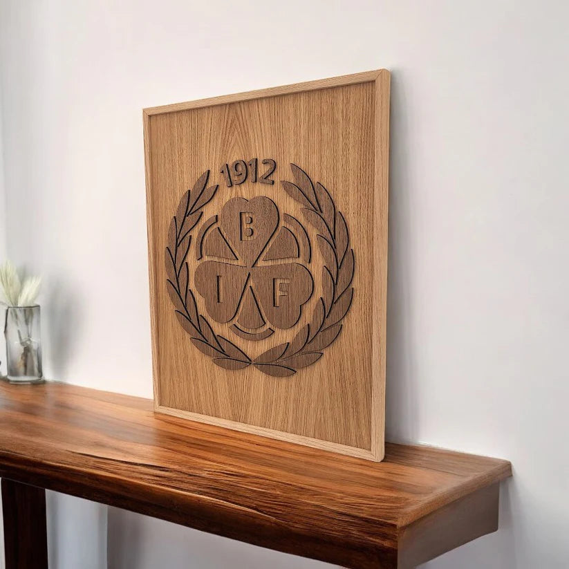 Brynäs IF Logga - Utskuren 40x30 cm