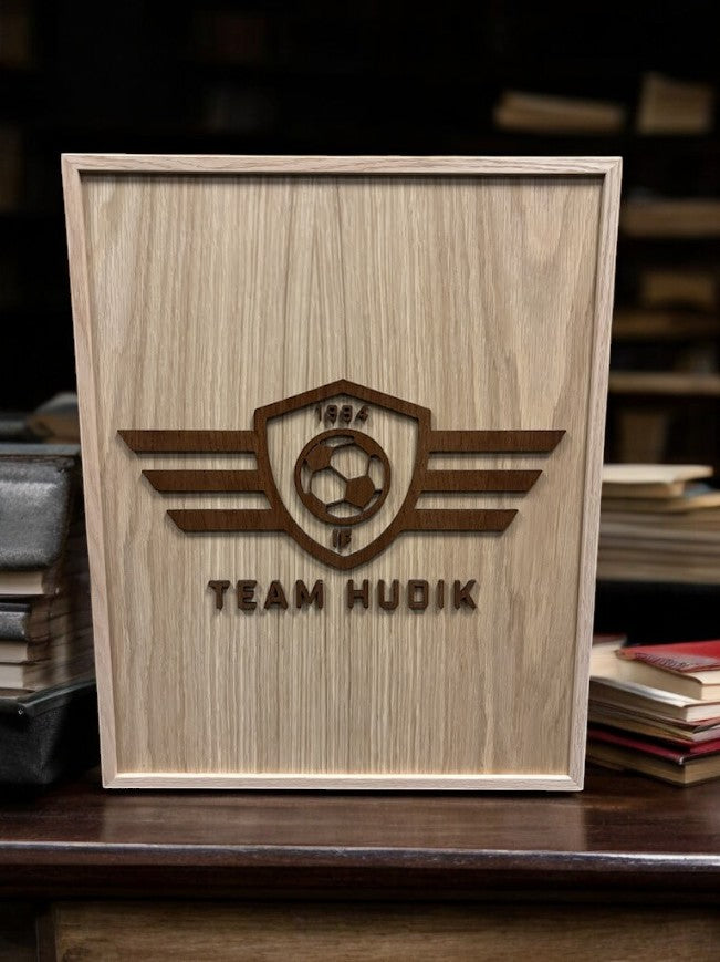 Tavla - Logga Team Hudik