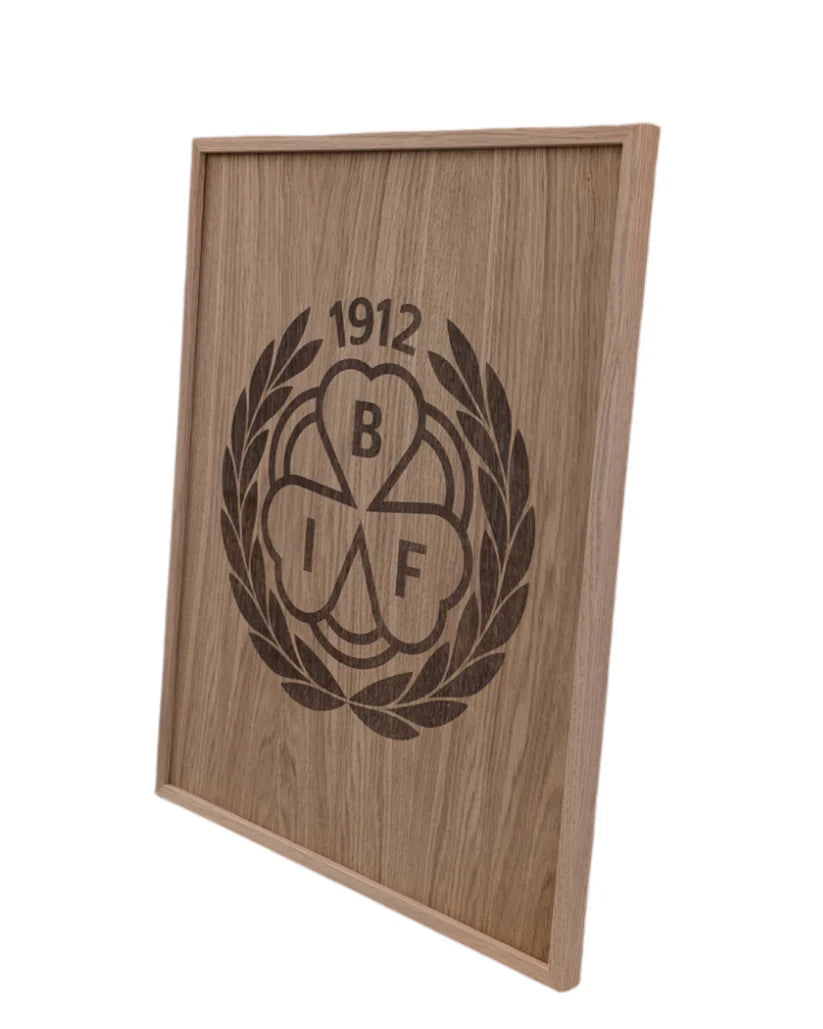 Brynäs IF Logga - Graverad 40x30cm