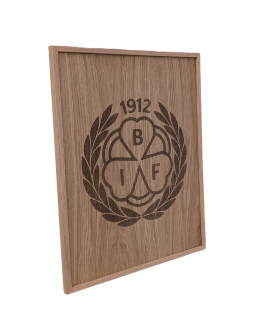 Brynäs IF Logga - Graverad 40x30cm